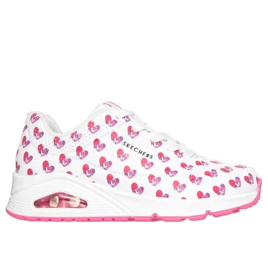 Obrázek produktu Skechers Ženy Jason Naylor: UNO - Live Life Colorfully Shoes v Bílý/Růžový, Velikost 35