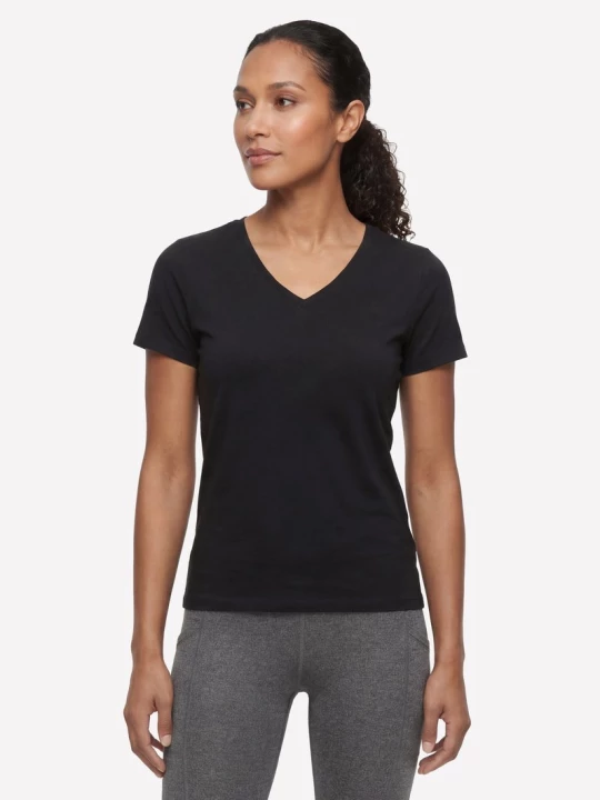 Obrázek produktu Skechers Ženy Pima V-Neck tričko v Černá