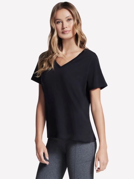 Obrázek produktu Skechers Ženy Pima V-Neck tričko v Černá