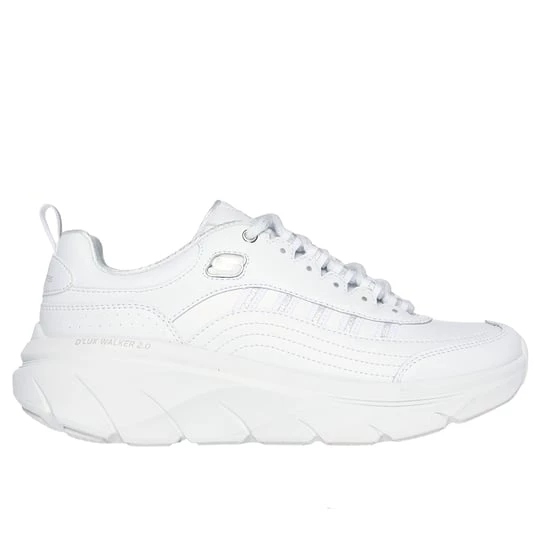 Obrázek produktu Skechers Ženy Relaxed Fit: D'Lux Walker 2.0 - Golden Step Shoes v Bílý / Stříbrná
