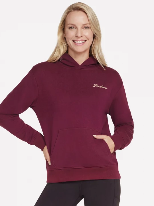 Obrázek produktu Skechers Ženy Signature mikina v Burgundské / Růžový, Velikost Malý