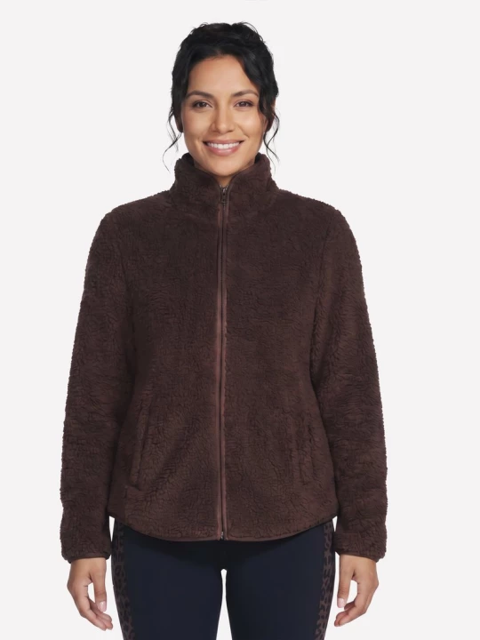 Obrázek produktu Skechers Ženy Skech-Sherpa bunda v Káva, Velikost Malý