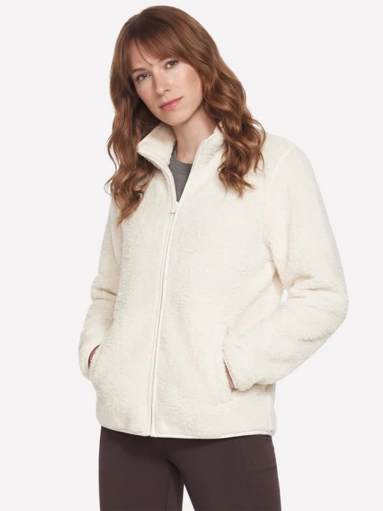 Obrázek produktu Skechers Ženy Skech-Sherpa bunda v Krémově Bílý, Velikost Malý