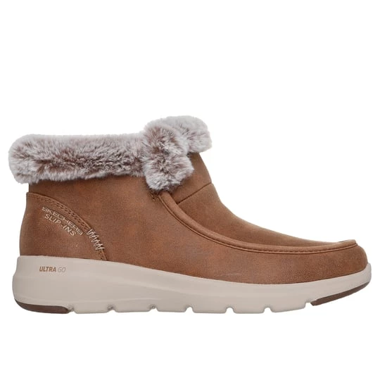 Obrázek produktu Skechers Ženy Slip-ins: Glacial Ultra - Cozy Getaway Shoes v Kastanová, Vegan