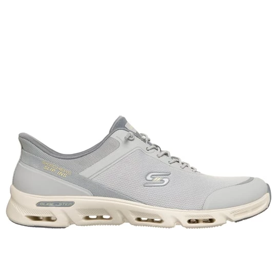 Obrázek produktu Skechers Ženy Slip-ins: Glide-Step Gratify - Everyday Bliss Shoes v Světle Šedá, Vegan, Pratelné v pračce
