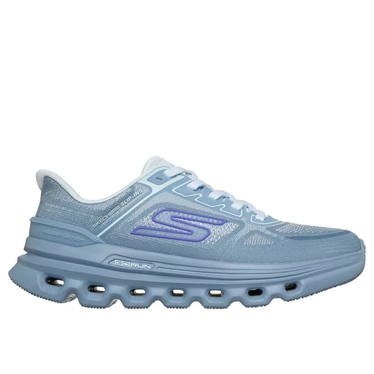 Obrázek produktu Skechers Ženy Slip-ins: GO RUN Glide-Step Arch Fit Shoes v Sedá Modrá, Vegan, Pratelné v pračce