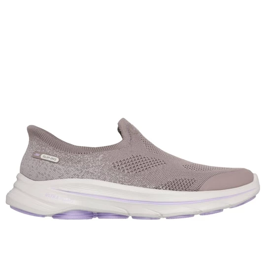 Obrázek produktu Skechers Ženy Slip-ins: GO WALK 8 - Nova Shoes v Sedohnedá / Levandule, Vegan, Pratelné v pračce béžová
