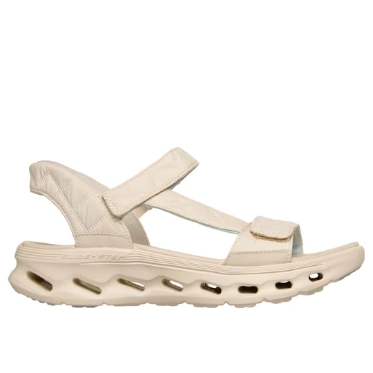 Obrázek produktu Skechers Ženy Slip-ins: GO WALK Glide-Step 2.0 sandály - Cozy Fit Jada v Přírodní Barva, Vegan, Pratelné v pračce