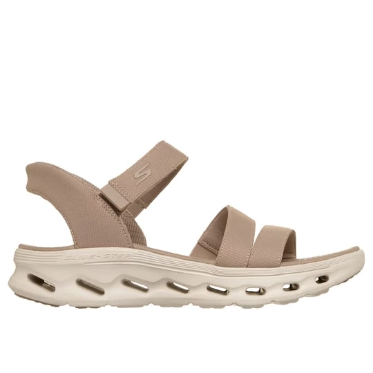 Obrázek produktu Skechers Ženy Slip-ins: GO WALK Glide-Step 2.0 sandály - Ella v Sedohnedá, Vegan, Pratelné v pračce