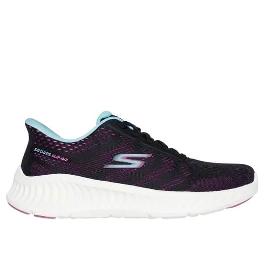 Obrázek produktu Skechers Ženy Slip-ins: GO WALK Now - Khloe Shoes v Cerná / Fialový, Vegan, Pratelné v pračce