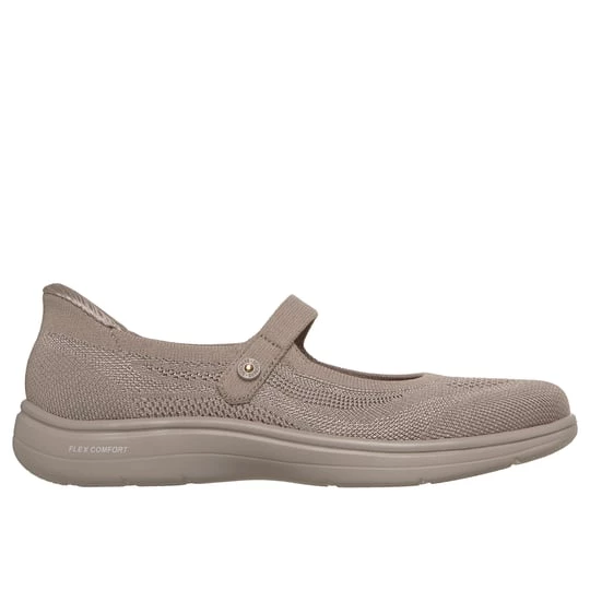 Obrázek produktu Skechers Ženy Slip-ins: On-The-GO Flex Radiant - Mary Ann Slip-On Shoes v Sedohnedá, Vegan, Pratelné v pračce