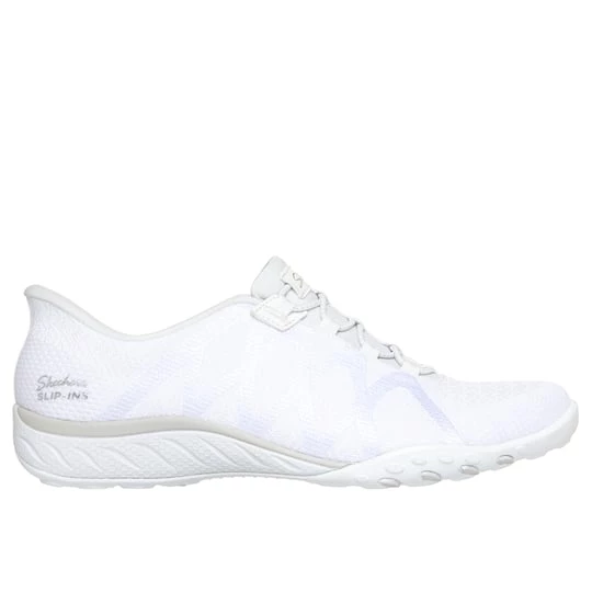 Obrázek produktu Skechers Ženy Slip-ins Relaxed Fit: Breathe-Easy - Eter-Knity Shoes v Bílý, Vegan, Pratelné v pračce