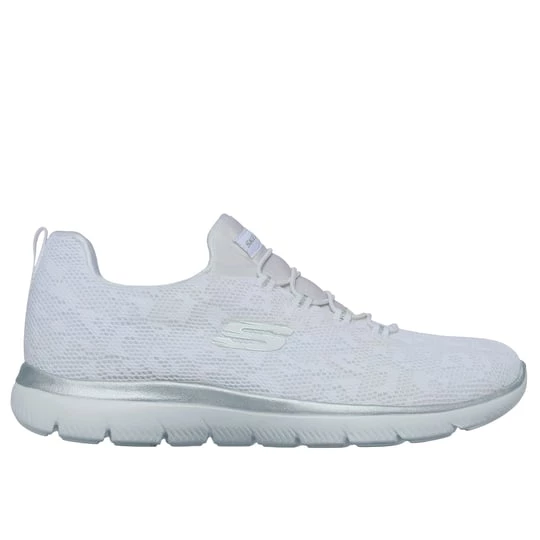 Obrázek produktu Skechers Ženy Summits - Leopard Spot Shoes v Bílý / Stříbrná