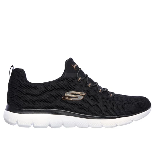 Obrázek produktu Skechers Ženy Summits - Leopard Spot Shoes v Černá / Růžové Zlato