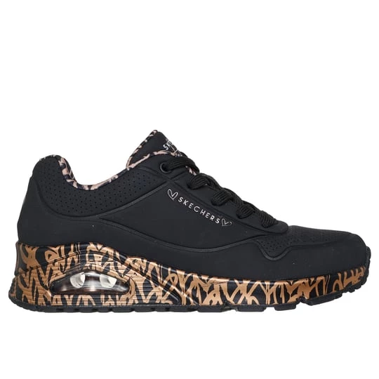 Obrázek produktu Skechers Ženy x JGoldcrown: Uno - Loving Love Shoes v Černá/Růžové Zlato
