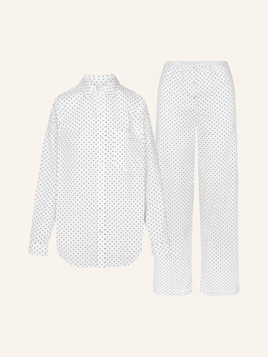 Obrázek produktu Skims Pyžamo Cotton Poplin onyx dot print