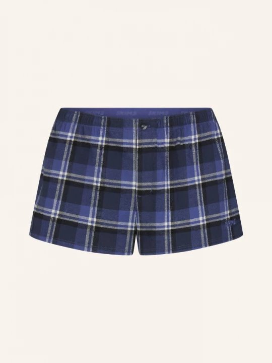 Obrázek produktu Skims Pyžamové Šortky Flannel Z Flanelu indigo outdoor plaid