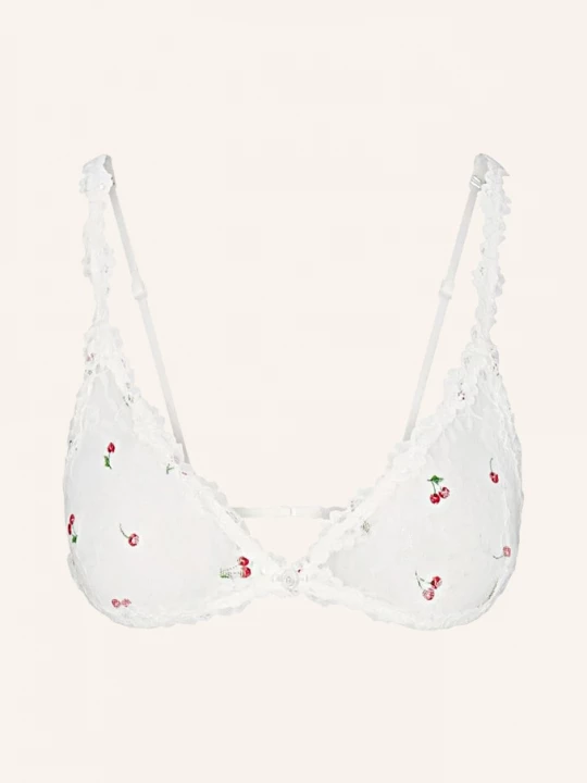 Obrázek produktu Skims Trojúhelníková Podprsenka Stretch Lace ivory cherry print
