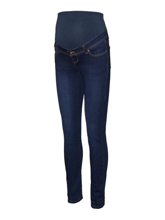 Obrázek produktu Skinny džíny Mamalicious tmavomodrý denim