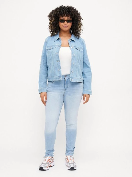 Obrázek produktu Skinny džíny ONLY Carmakoma světlemodrý denim