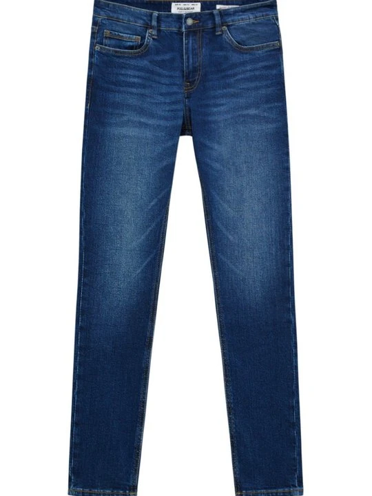 Obrázek produktu Skinny džíny PULL&BEAR tmavomodrý denim