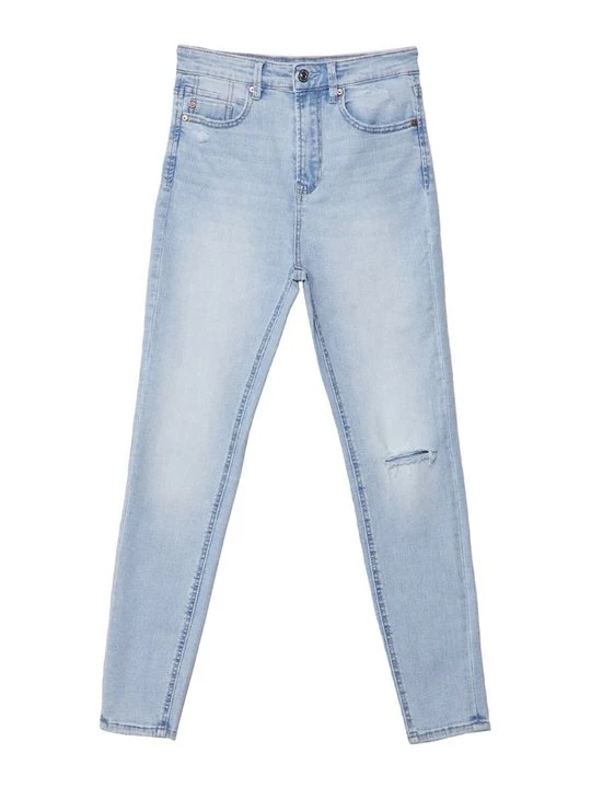 Obrázek produktu Skinny džíny Stradivarius světlemodrý denim