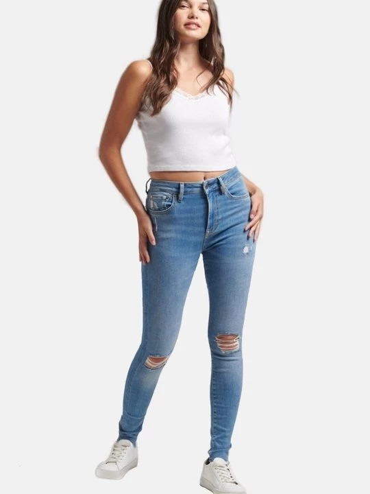 Obrázek produktu Skinny džíny Superdry světle modrá