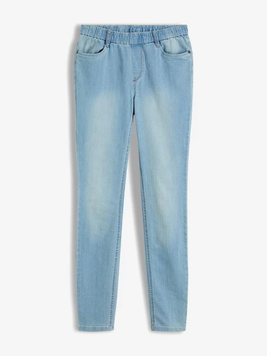 Obrázek produktu Skinny jeggings Mid Waist, pohodlná pasovka BonPrix