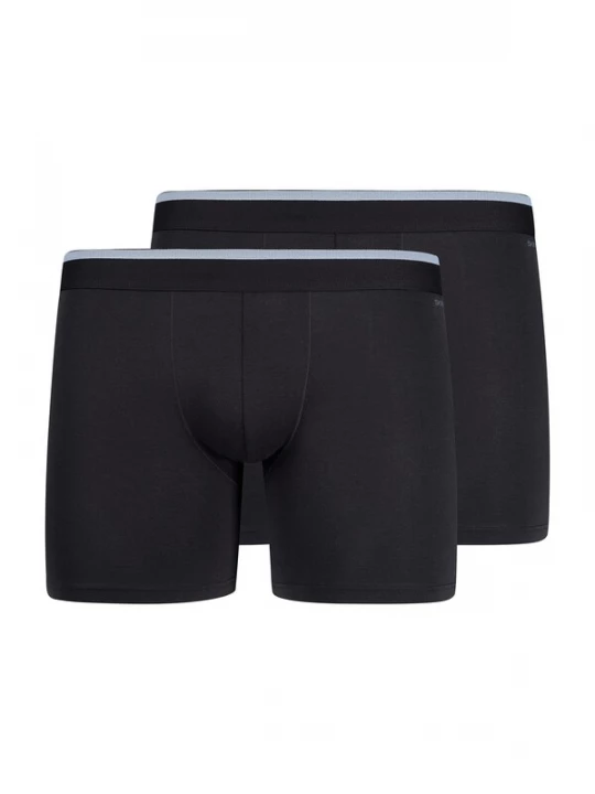 Obrázek produktu Skiny Boxerky světle šedá / černá