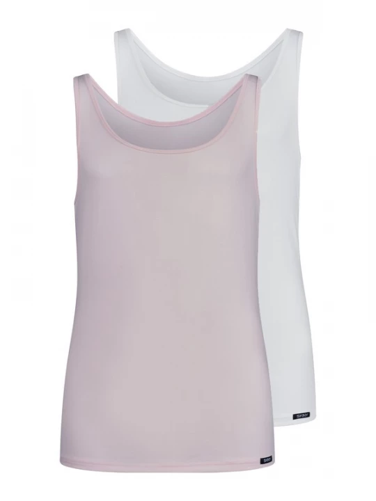 Obrázek produktu Skiny Tílko  růžová / bílá
