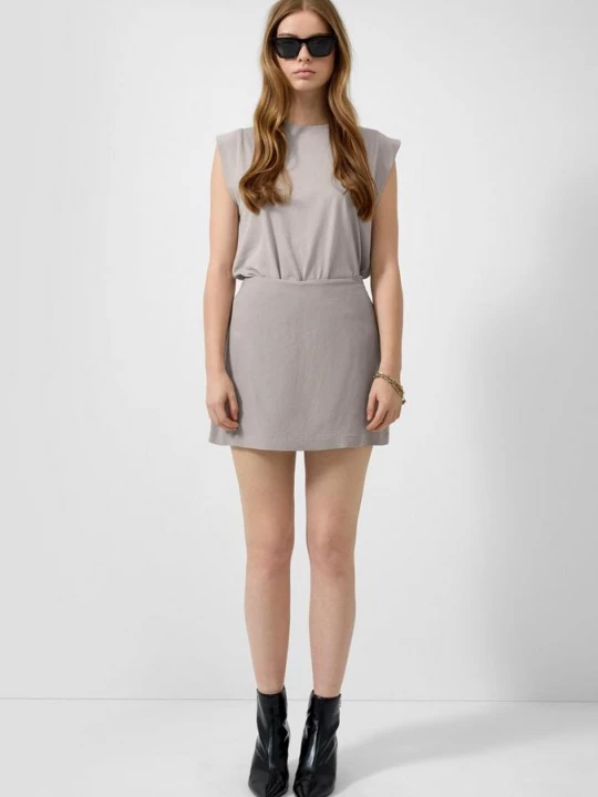 Obrázek produktu Skort ze směsi lnu QS béžová