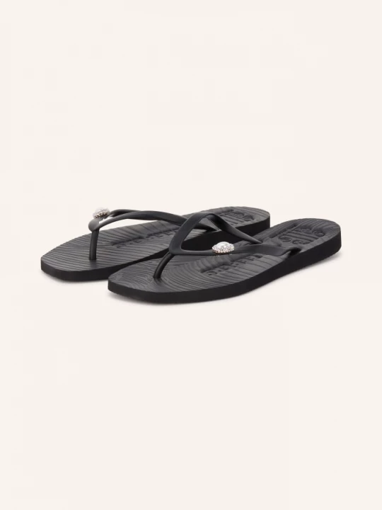 Obrázek produktu Sleepers Prstové Sandály Pearl Marseille S Ozdobnými Kamínky černá