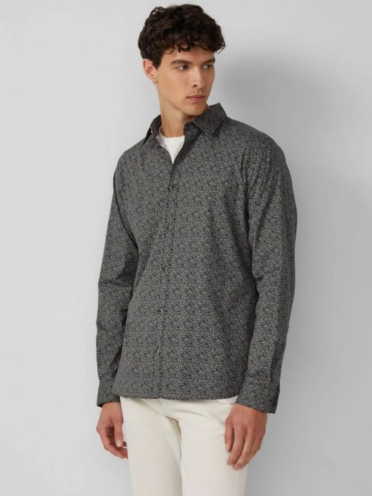 Obrázek produktu Slim fit střih: bavlněné tričko s celoplošným potiskem s.Oliver olivová