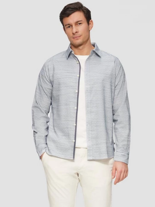 Obrázek produktu Slim Fit: strukturovaná košile límcem kent s.Oliver modrá