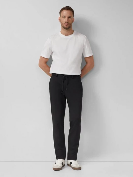 Obrázek produktu Slim fit: teplákové kalhoty ze směsi viskózy s.Oliver černá
