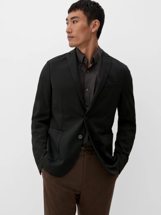 Obrázek produktu Slim fit: teplákové sako s.Oliver černá