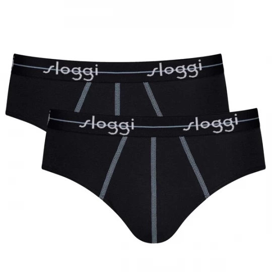 Obrázek produktu SLOGGI Slipy 'Blue Start'  kouřově modrá / černá / bílá