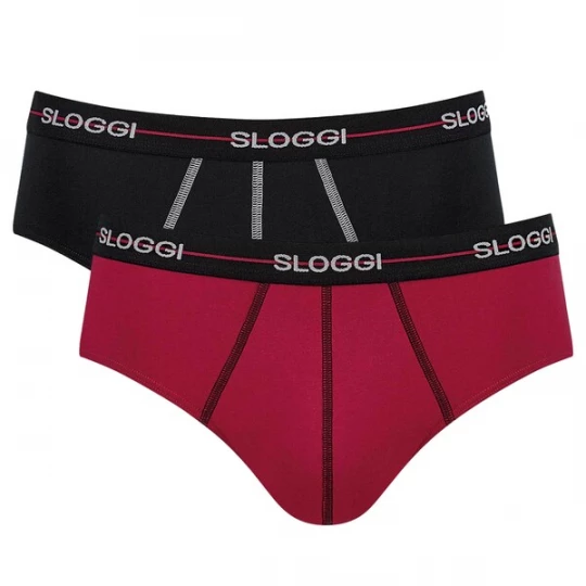 Obrázek produktu SLOGGI Slipy  červená / černá / bílá