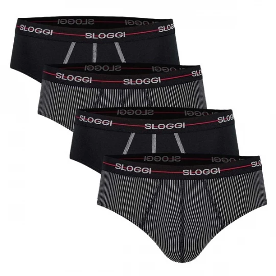 Obrázek produktu SLOGGI Slipy  červená / černá / bílá