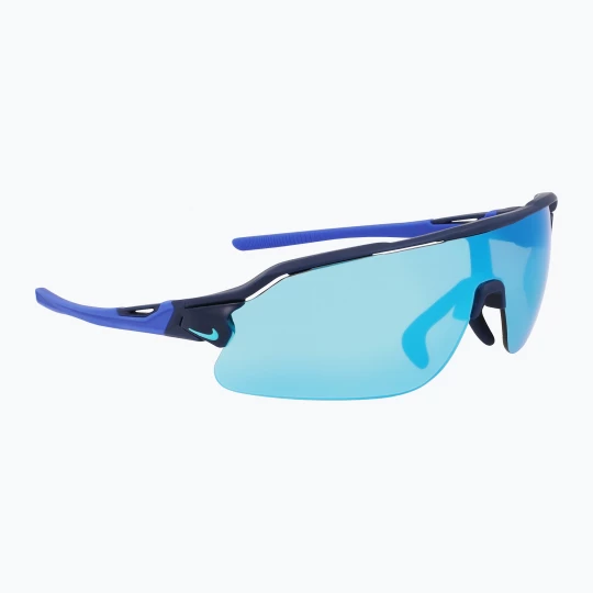 Obrázek produktu Sluneční brýle Nike Flyfree Shield P matte obsidian / polar blue mirror / road fialová