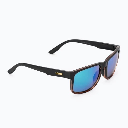 Obrázek produktu Sluneční brýle UVEX Poise black demi matt / mirror green
