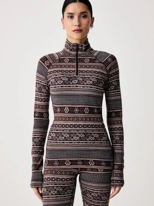 Obrázek produktu Smartwool termo tričko dlouhým rukávem dámské z merino vlny hnědá