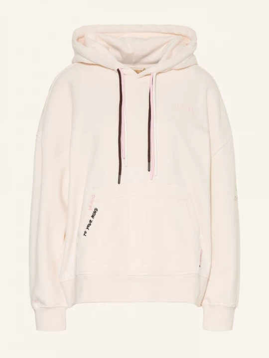 Obrázek produktu Smith & Soul Oversized Mikina S Kapucí režná / tmavě hnědá / růžová