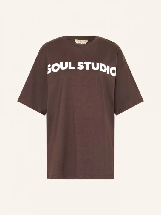 Obrázek produktu Smith & Soul Tričko hnědá / bílá