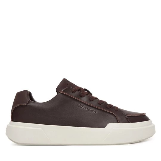 Obrázek produktu Sneakersy Calvin Klein Chunky Cupsole Lace Up Lth Pinch YM0YM01454 Bordó