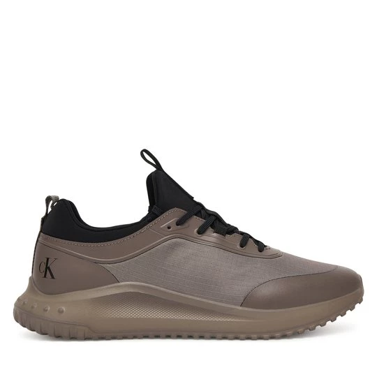 Obrázek produktu Sneakersy Calvin Klein Eva Runner Laceup Sock Mat Mix YM0YM01443 Hnědá