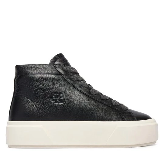 Obrázek produktu Sneakersy Calvin Klein Flatform Mid Laceup Lth Wl HW0HW03230 Černá
