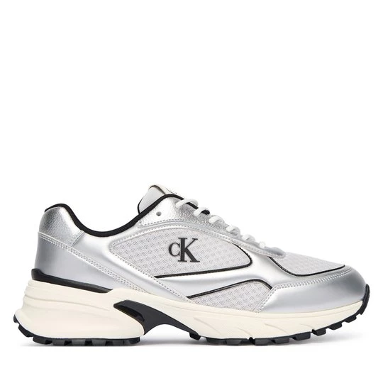 Obrázek produktu Sneakersy Calvin Klein Hike Runner Laceup Mesh Mix Met YM0YM01402 Stříbrná