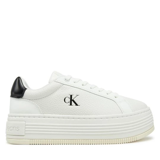 Obrázek produktu Sneakersy Calvin Klein Jeans Bold Flatf Low Lace Mg YW0YW01766 Bílá