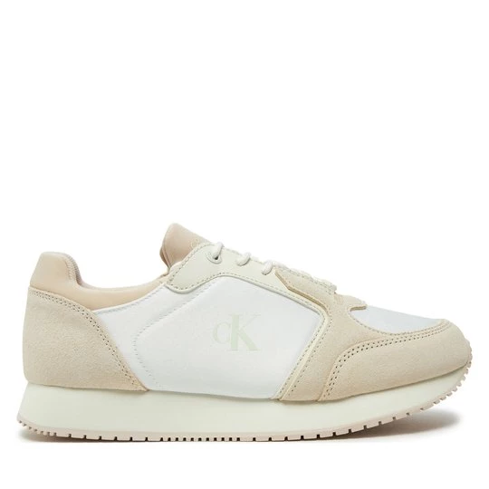 Obrázek produktu Sneakersy Calvin Klein Jeans Runner Laceup Low Mg Media YW0YW01644 Écru Krémová